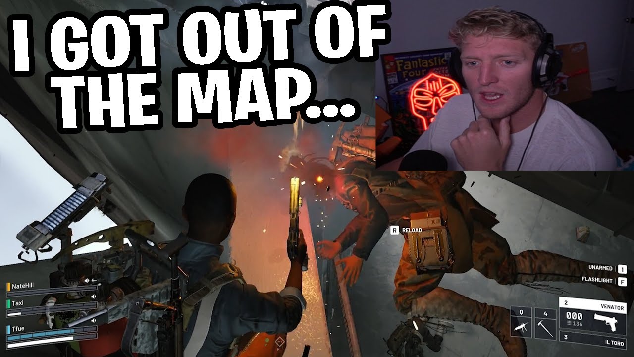 Tfue выскочил за пределы карты, чтобы уничтожить читеров!