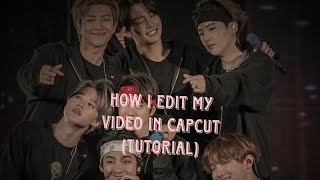 how to edit Bts videos in capcut ( tutorial ) 