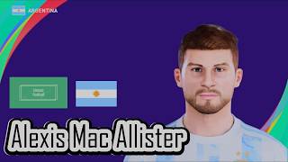 Alexis Mac Allister - PES Clasico (Face, Body& Stats)