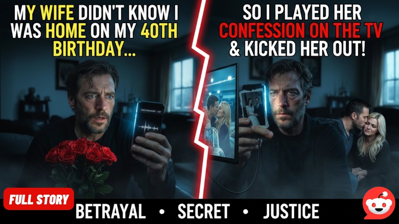 On My 40th Birthday, I Came Home Early With Flowers And Heard My Wife From The Bedroom: “I’ve...