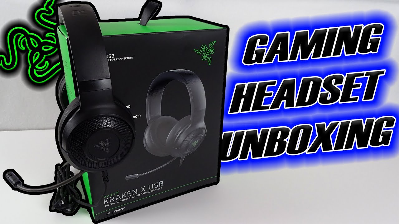 Razer Unboxing  Razer Kraken X 