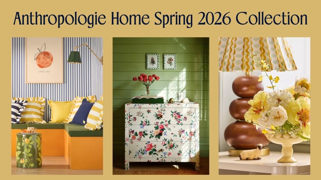 Textured Spring Living | Anthropologie's Newest Home Collection
