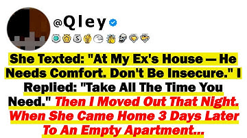 She Texted: "At My Ex