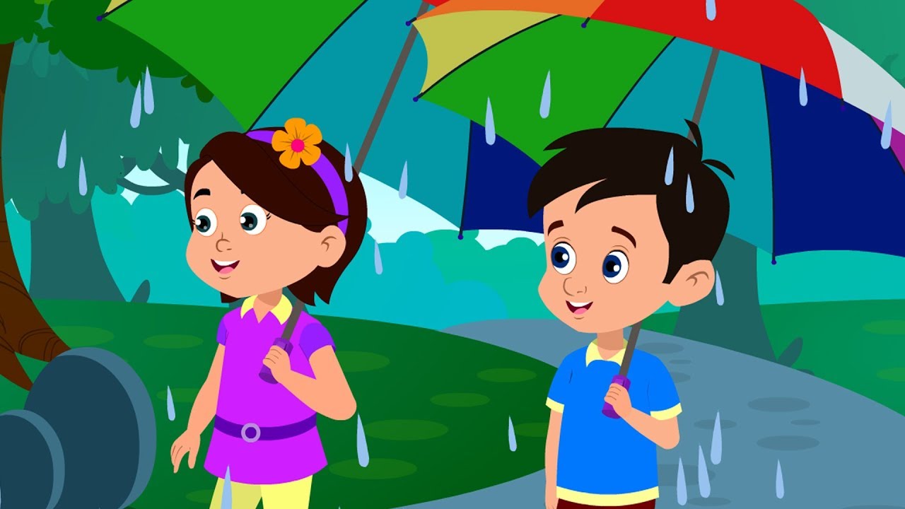 ⁣Pani Barsa Cham Cham | Nursery Rhymes in Hindi | पानी बरसा छम छम | Kids Tv India | Hindi Poems