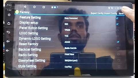 360° Panorama app setting in 360° Android car stereo