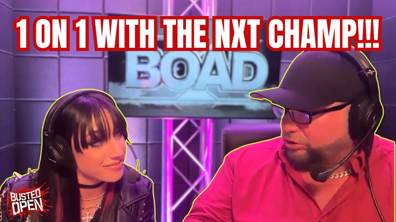 NXT Women's Champ Jacy Jayne on Sol Ruca, Royal Rumble Experience | Busted Open