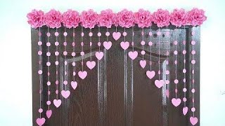 Door Hanging Paper craft | DIY Project | Paper Flower Ideas