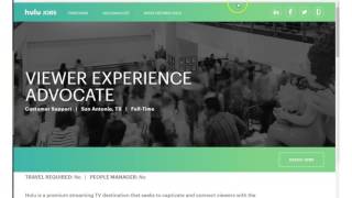 One Job Minute: Virtual Viewer Experience Advocate for Hulu