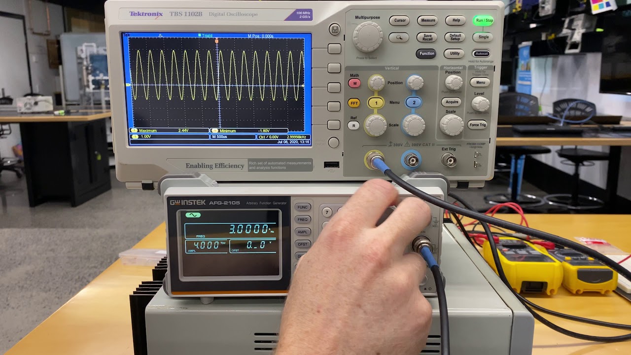 EG1012 Electric Circuits Lab Skills - How to use a function generator
