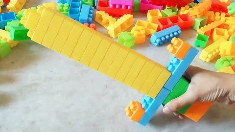 Satisfying DIY sword /ASMR Building Blocks/ Lego blocks/ block game #asmr#asmrsounds#buildingblocks