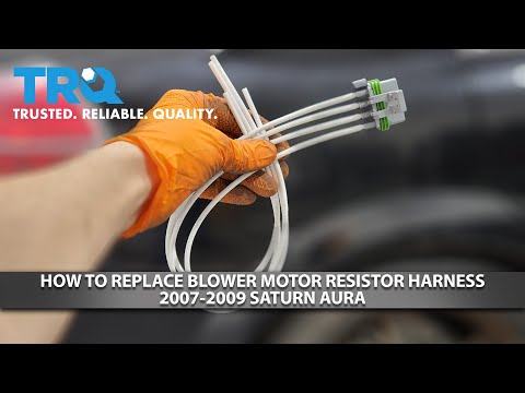 How to Replace Blower Motor Resistor Wiring Harness 2007-2009 Saturn Aura