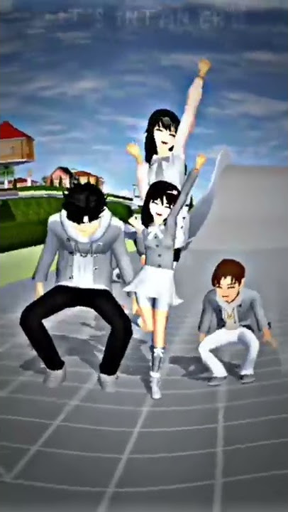 Keluarga kiren ikut trend🤣[Kak brown Human]#brownhuman #sakuraschoolsimulator