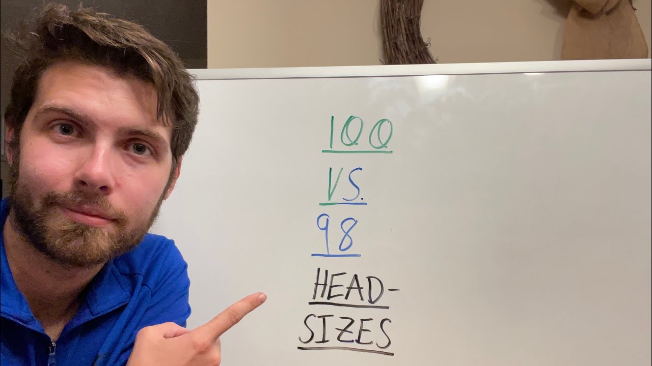 Should I get a 100 or 98 racket? - YouTube