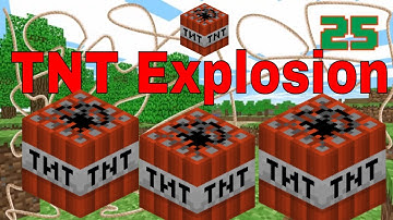 25 Second Timer Minecraft TNT Explosion #shorts #tnt  #explosion #minecraft