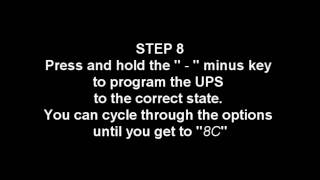 apc ups discharge problem reset fix