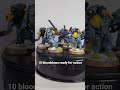 First set of space wolf bloodclaws finished #warhammer40k #spacewolves #spacemarines #miniatures