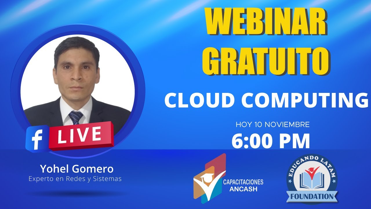 WEBINAR GRATUITO - CLOUD COMPUTING (DIA 02) - YouTube