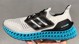 Adidas Ultra 4DFWD Wonder Silver Lucid Cyan Running Shoes
