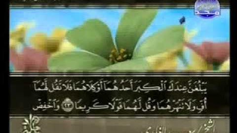 آية الوالدين/ من سورة الإسراء- بصوت الغامدي