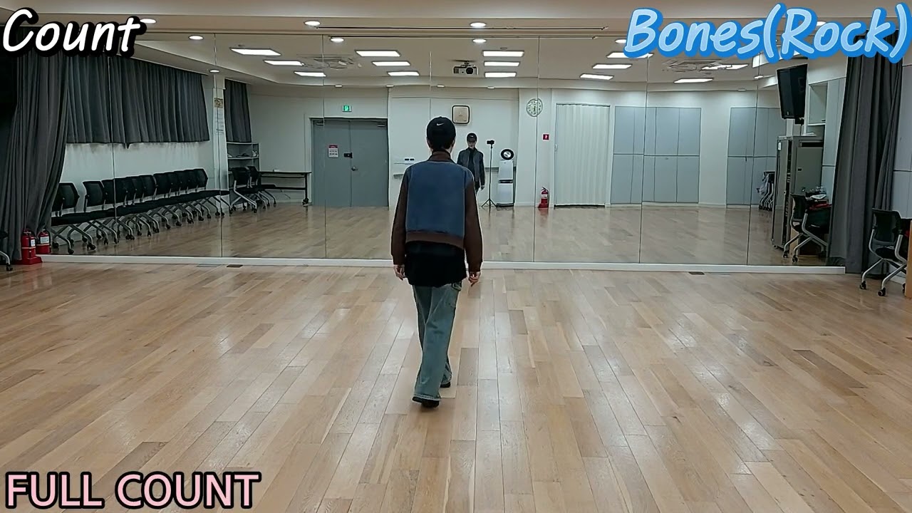 BONES(ROCK)LINE DANCE(BEGINNER)COUNT/TEACH/TUTORIAL 