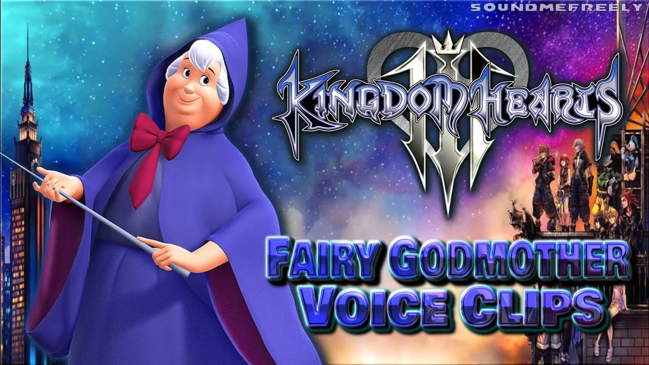 Все голосовые записи Феи-Крёстной • Kingdom Hearts 3 • Голосовые реплики • 2019 (Барбара Дириксон...