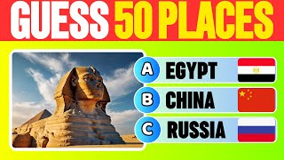 Guess The Country By The Landmark Quiz #4 | 50 Famous Landmarks | Landmarks Quiz 2024