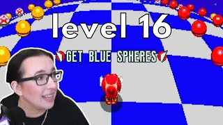 Blue Spheres Plus Level 16 [SEGA Genesis] [Retro Achievements]