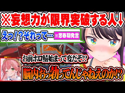 突如頭の中がR18になるスバルに思わず鋭いツッコミが飛び出してしまうさくらみこw【ホロライブ 切り抜き Vtuber さくらみこ 大空スバル 】