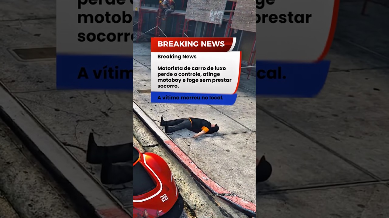 GRAVE ACIDENTE NA PRAÇA DE LOS SANTOS 🕊️ GTA 5 ONLINE 