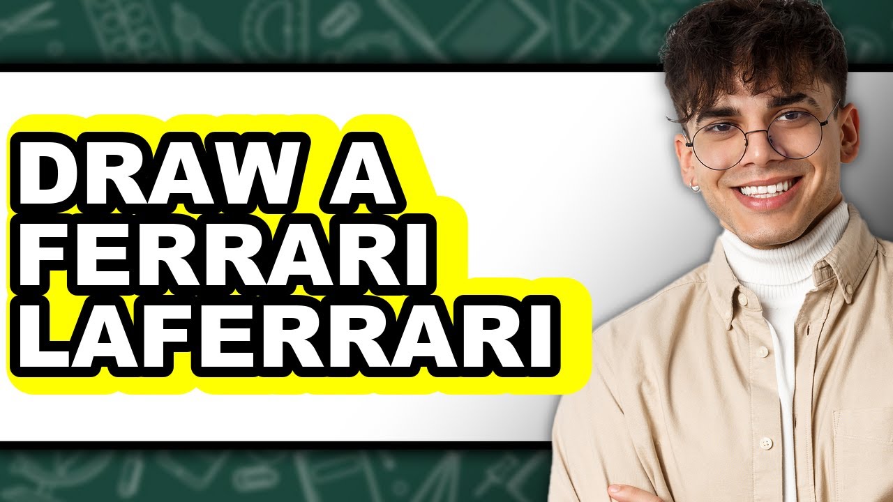 How to Draw a Ferrari Laferrari (updated)