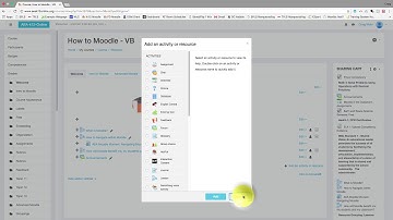 Buttons in Moodle