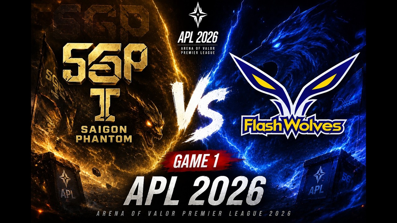Saigon Phantom trong một pha giao tranh căng thẳng tại vòng Swiss Stage APL 2026
