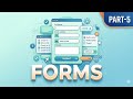 HTML Forms Tutorial in Telugu | Input Tags, Labels, Buttons &amp; Form Validation