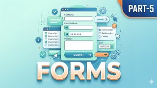HTML Forms Tutorial in Telugu | Input Tags, Labels, Buttons &amp; Form Validation