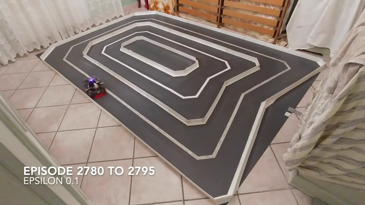 Self-Driving Car with Deep Reinforcement Learning - Evolution of Training - Short