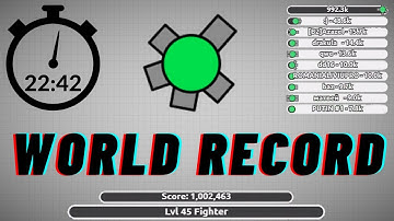 FASTEST 1M IN DIEP HISTORY??? WR??? | Diep.io FFA Speedrun