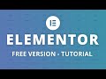 Elementor Tutorial - Basics For Beginners