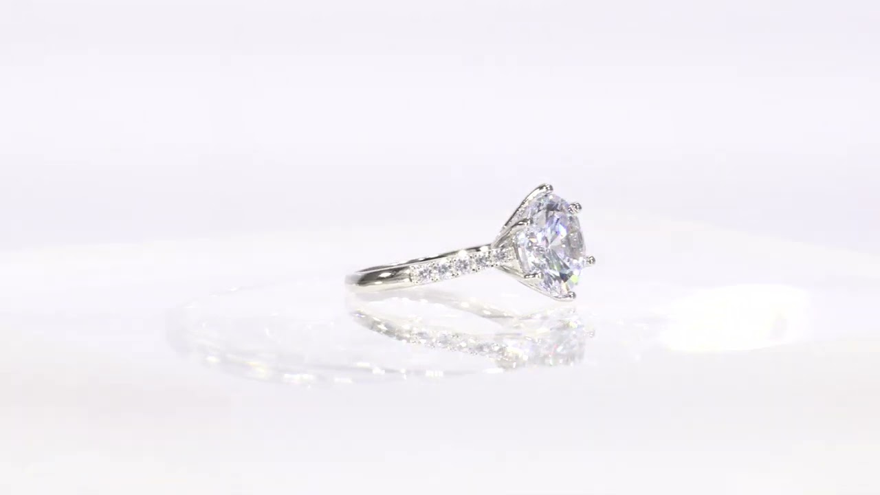 TIKOONZ ICED OUT SILVER 925 TIFFANY RING