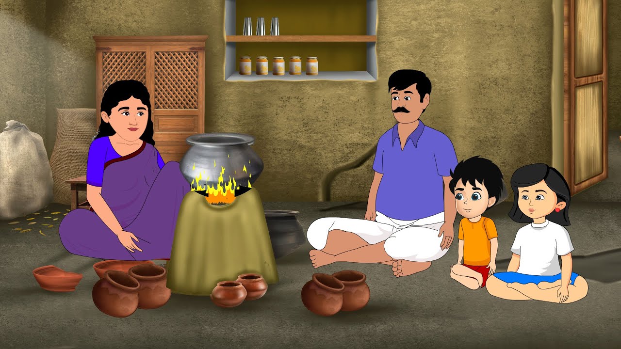 लकड़हारे की चतुर पत्नी | Lakadhare Ki Chatur Patni | Bedtime Stories  @AkkuToonOfficial ​