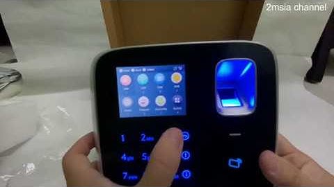 Dahua ASA2212A Fingerprint Time Attendance Unboxing and Review