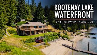 Kootenay Lake Waterfront on 2.98 Acres | 6714 Highway 3A, Nelson BC