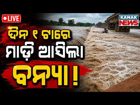 🔴 Live | ଦିନ ୧ଟାର ବଡ଼ ଖବର | 1PM Breaking News | Weather Update | Oidsha Flood Update | Kanak News