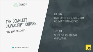 DOM Manipulation in JavaScript | JavaScript Course From Zeero to Expert