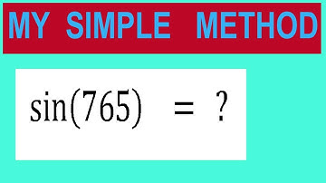 Find   trigonometry angle         sin⁡(765)    =   ?