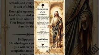 God's Message For you Today. #jesus #viral #god #jesuschrist #shorts #shortvideo #godsmessage
