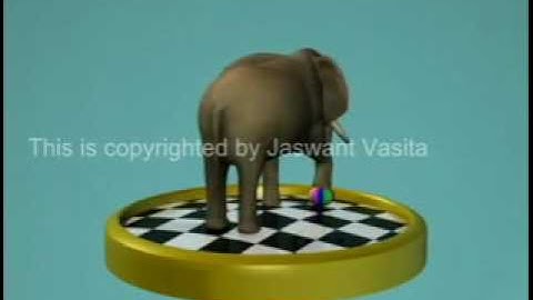 Elephant Model in maya