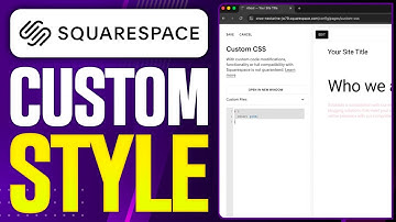 How To Add Custom CSS in Squarespace (2025 Updated Tutorial)