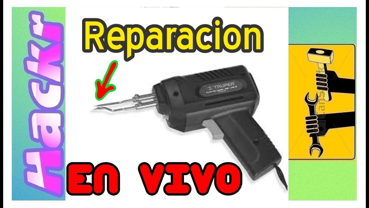 Como hacer una punta para pistola de soldadura reciclada - YouTube
