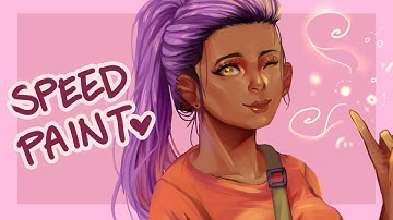 Aesthetic Generator: Urban Witch | Speedpaint // Paint Tool SAI