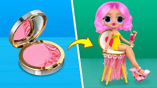 12 DIY LOL Surprise Furniture and Accessories out of Used Makeup screenshot 4